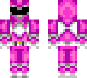 pink ranger no armor