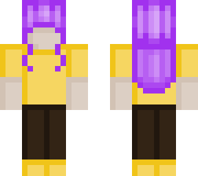purple haired