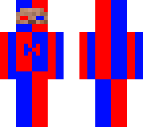 red & blue herobrine