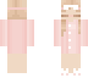 soft pink pj's + closed eyes and mask v2