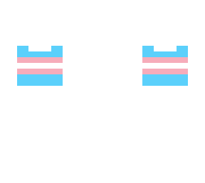 trans pride binder - half length