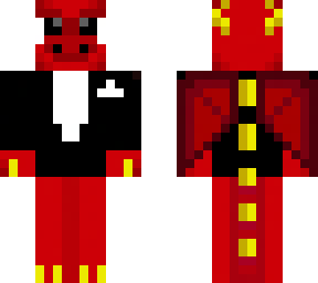 waiter red dragon