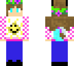 werewolf girl with pink plad shirt