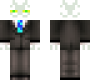 white enderman in a suit