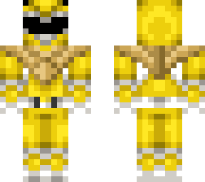 yellow ranger with armor