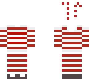 candy cane theme female outfit template