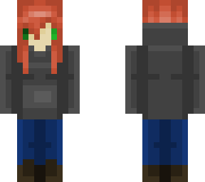 girl in hoodie