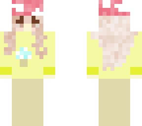 green indie girl red mushroom hat