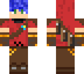 hooded archer #2 blue