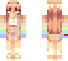 meadows girl with rainbow flags