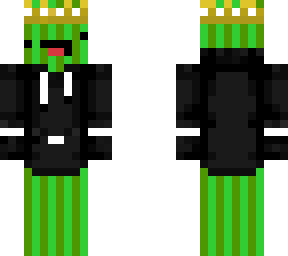 melon derp king white and black