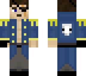 pirate captain (navy blue)  (updated)