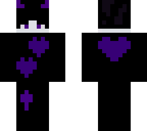 purple and black heart devil <3 |boy|