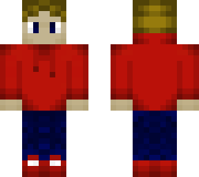 red hoodie