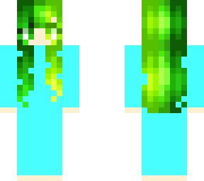 sky blue, grass green.