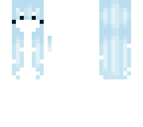 sky blue girl hair base
