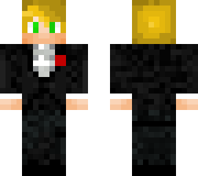 blonde suit