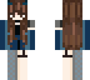 blue girl