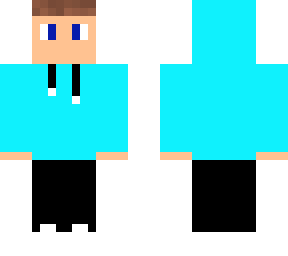 blue hoody boy