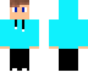 blue hoody boy