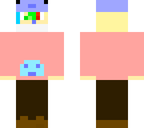 boi with axolotl had and red hoodie [my skin]