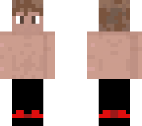 boy with no shirt