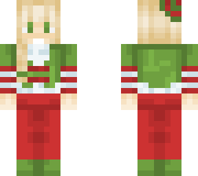 cute female christmas elf