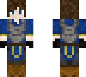 knight in blue