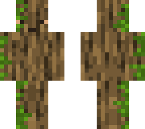 mossy log man
