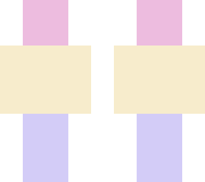 my first skin.. pride flag (pan)