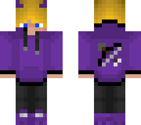 purple gamer bow hoodie