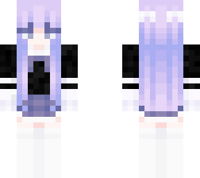 purple hair girl