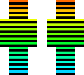 rainbow null-black stripes
