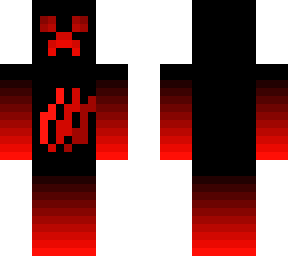 red and black fading creeper