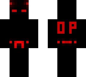 red horns and eyes op skin