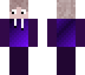 smooth fading purple hoodie