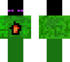 enderman with a creeper boom shirt