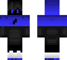 half blue bolt skin