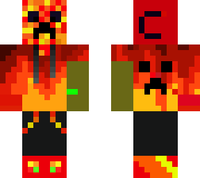 hoodie fire creeper with infinity gautlent  proper version