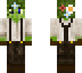 i used a clothing form farmhand with glasses but the rest was my design