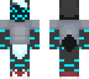 midnight furry with shirt and boots