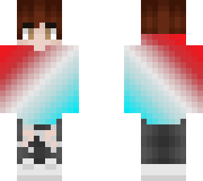 red white to blue gradient dude