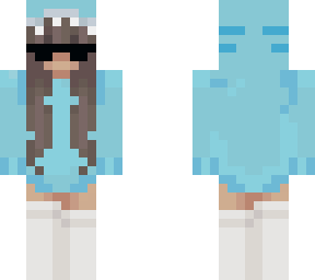 shark girl with sunglasses
