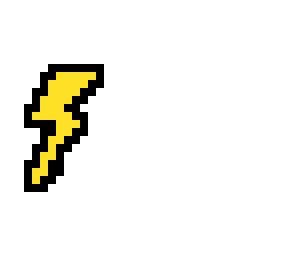 thuder pixel art