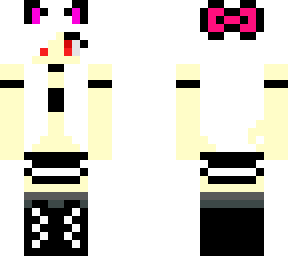 anime fuzzy wolf goth girl