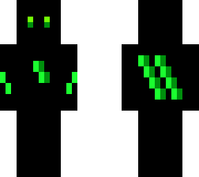 black and neon green