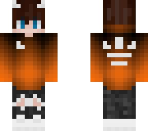 black and orange gradient