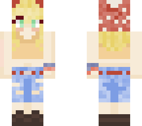 blonde mushroom girl