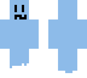 blue man but a ghost