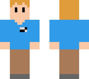 blue shirt guy
